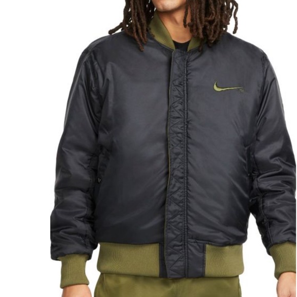 Reversible Nike Swoosh Bomber Jacket - Picture 4 of 17